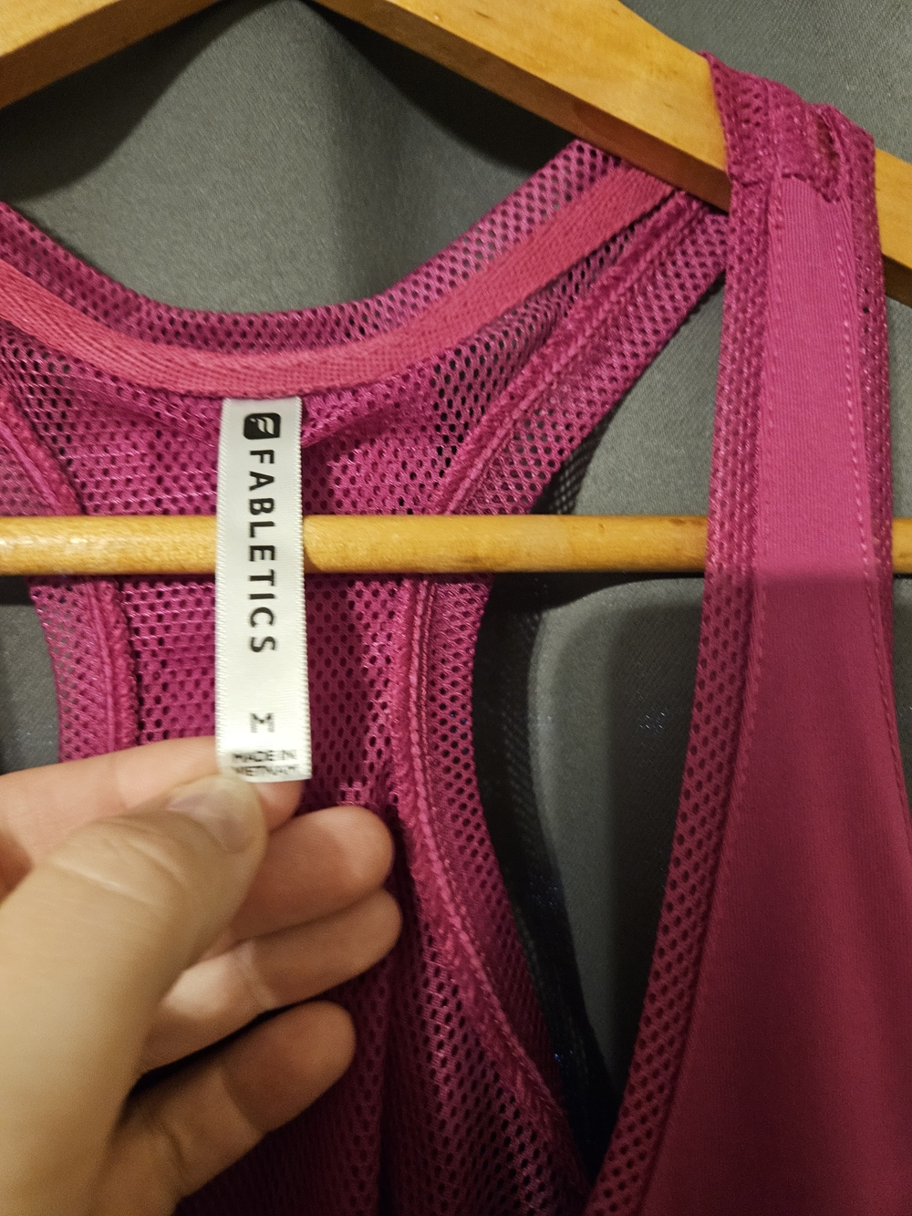 Fabletics Magenta Racerback Maxi Dress - Picture 2 of 2